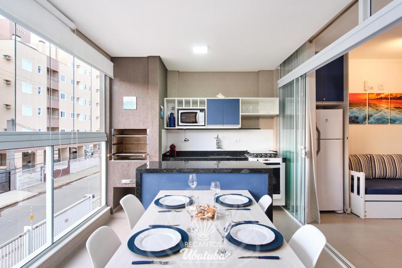 Estudio Moderno, Com Churrasqueira, Wifi, Ac E Piscina, No Itagua Em Ubatuba, Recanto 113 외부 사진